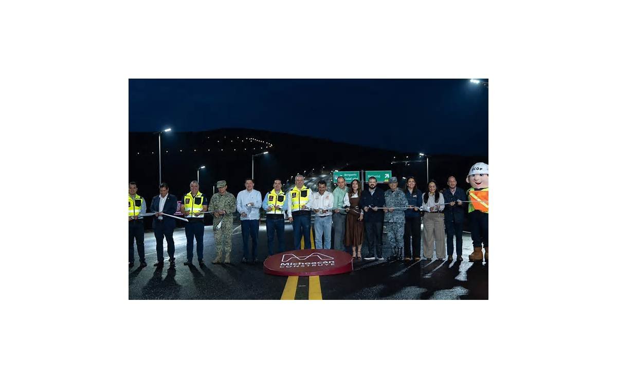 Inauguran los primeros 12.5 kilómetros del segundo anillo periférico de Morelia