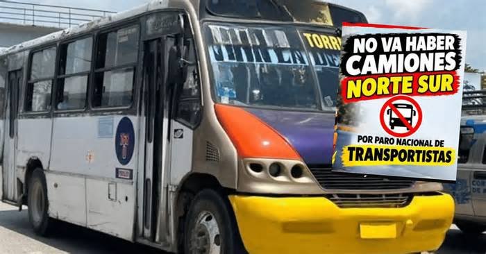 Esta ruta de camión urbano en el puerto de Veracruz podría suspender su servicio por paro nacional de transportistas