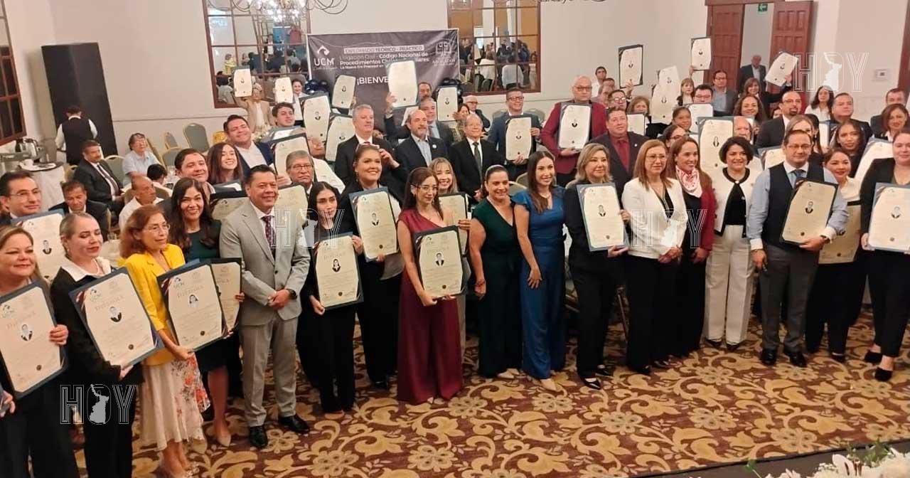 Concluye Diplomado en Litigación Oral en Tampico; abogados se preparan para nuevos retos