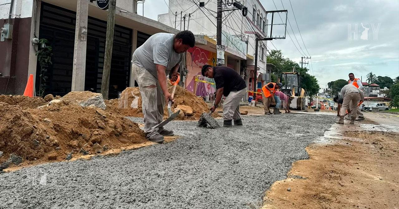 COMAPA Sur mantiene programa de reposición de pavimentos en Tampico y Madero