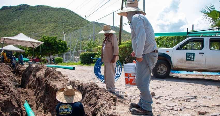 OOMSAPAS La Paz refuerza la infraestructura hidráulica y sanitaria con obras en colonias y comunidades