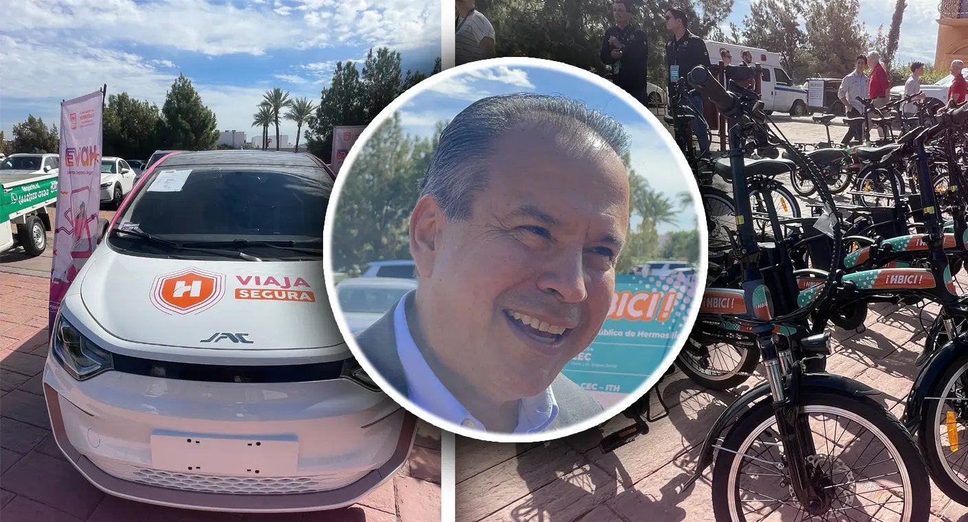 Hermosillo tendrá bicicletas eléctricas públicas y servicio de taxis para mujeres y conducidos por mujeres.