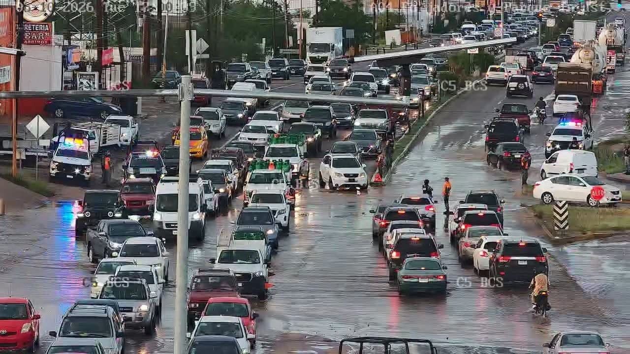 Prevé SMN más lluvias con actividad eléctrica este miércoles en BCS; La Paz registró fuertes acumulados