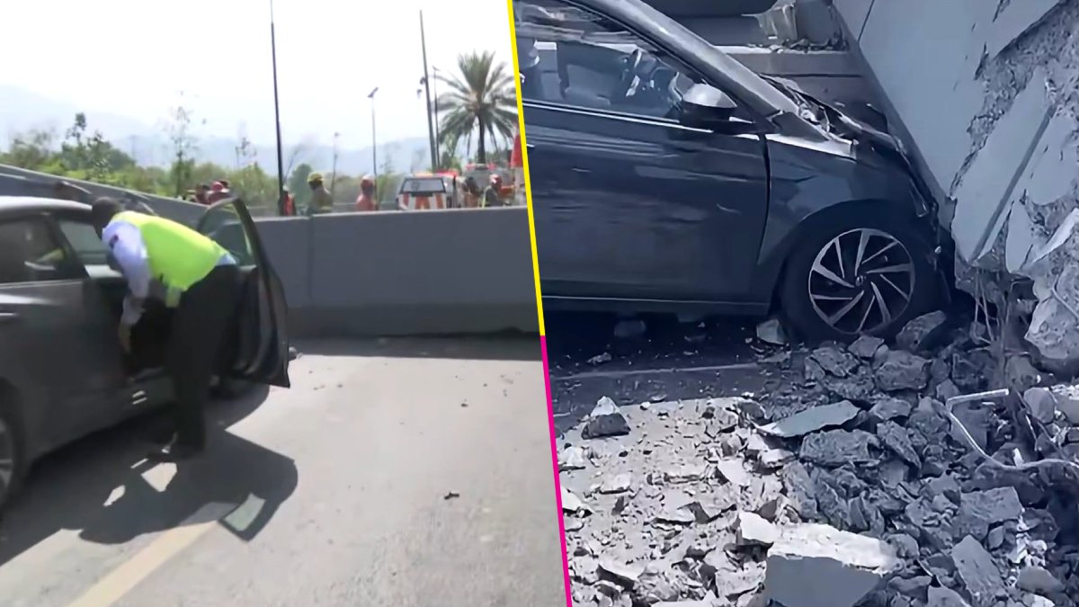 Colapsa puente peatonal en Monterrey por maquinaria de Mota-Engil