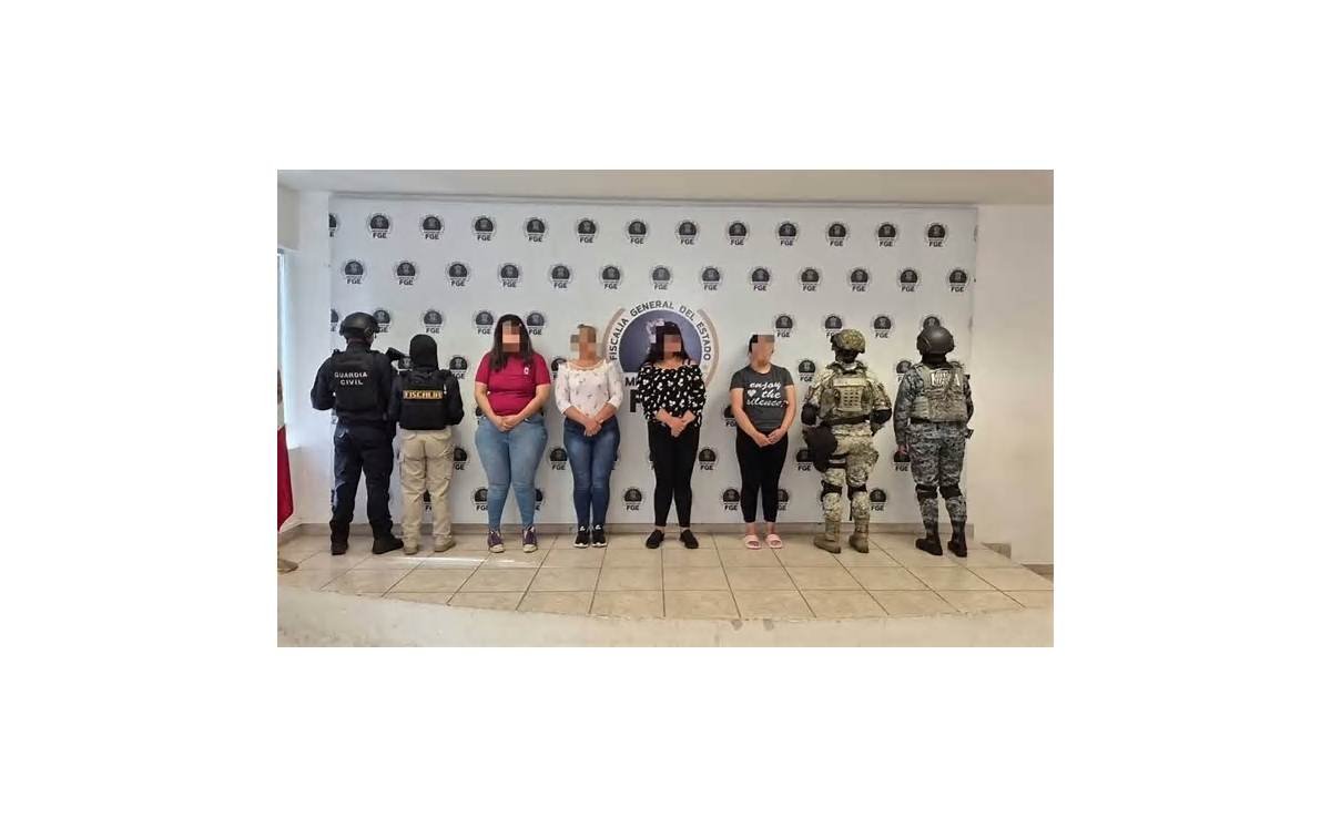 Fiscalía de Michoacán detiene a 4 mujeres en Morelia; están acusadas de secuestro exprés y extorsión