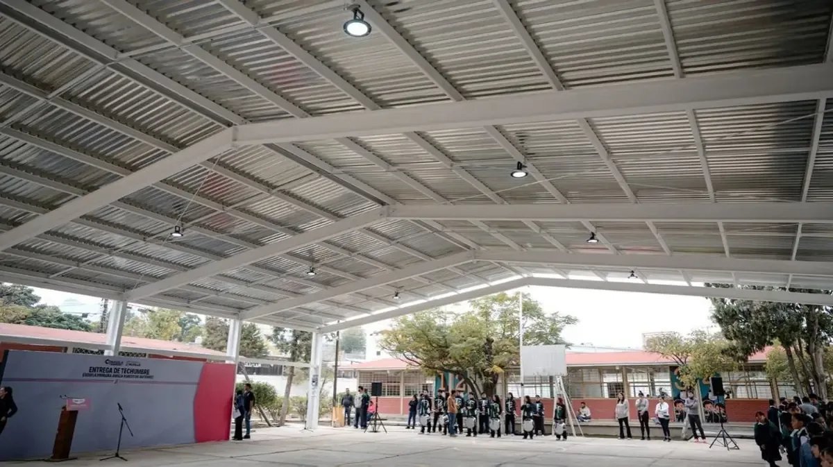 Construyen techumbre en Saltillo con inversión de 2.3 mdp en total