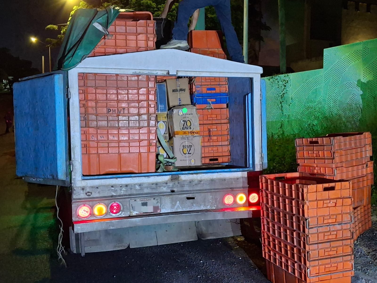 Aseguran pirotecnia en el Puente Tampico