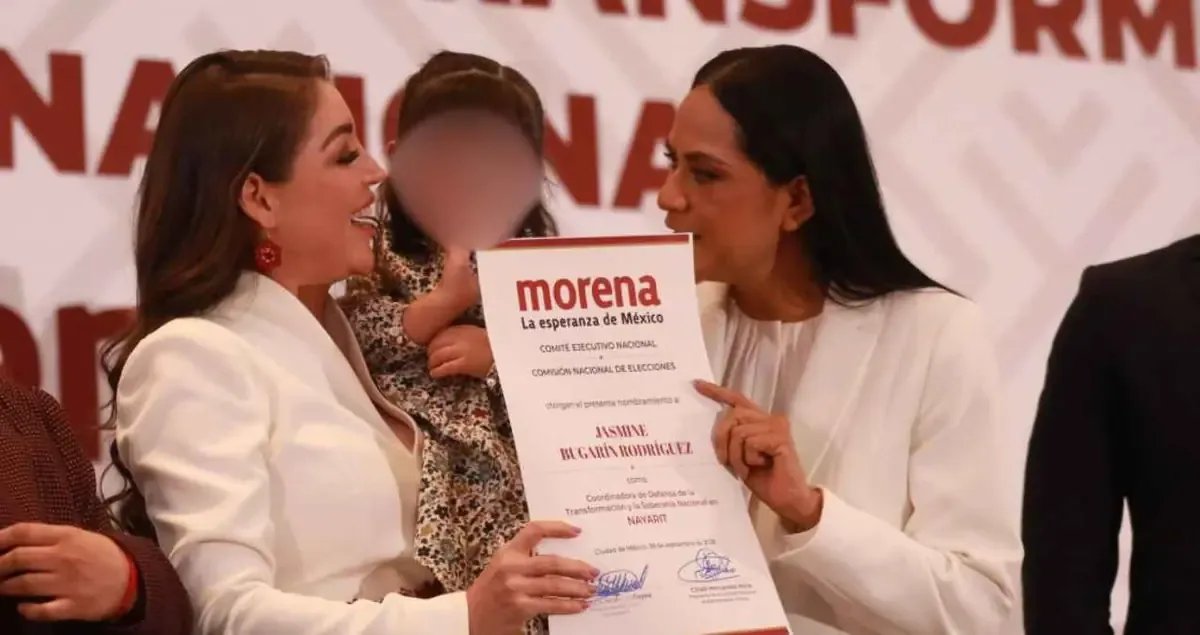 Morena designa a Jasmín Bugarín como coordinadora en Nayarit para 2027