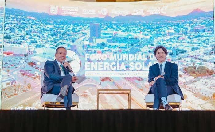 Justin Trudeau destaca avances de Hermosillo en movilidad eléctrica; participa en Foro Mundial de Energía Solar