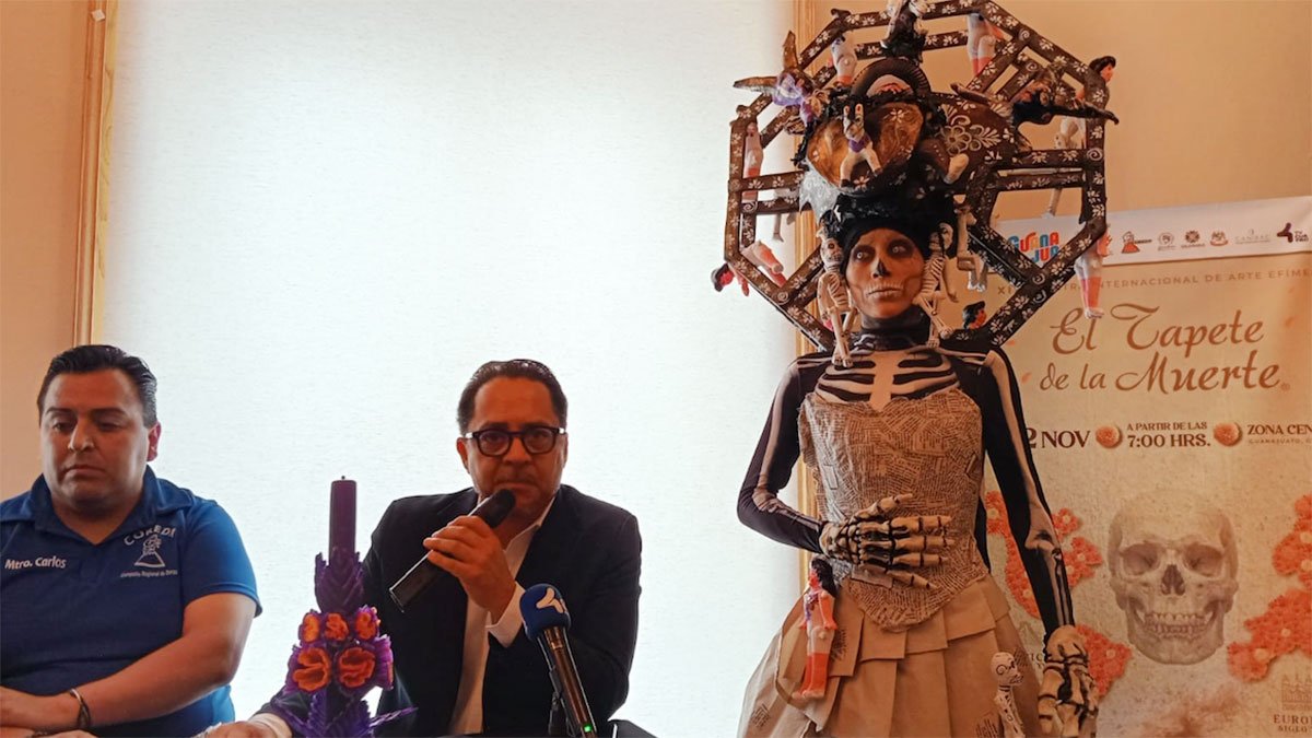 El Tapete de la Muerte recorrerá el Centro Histórico de Guanajuato el 2 de noviembre