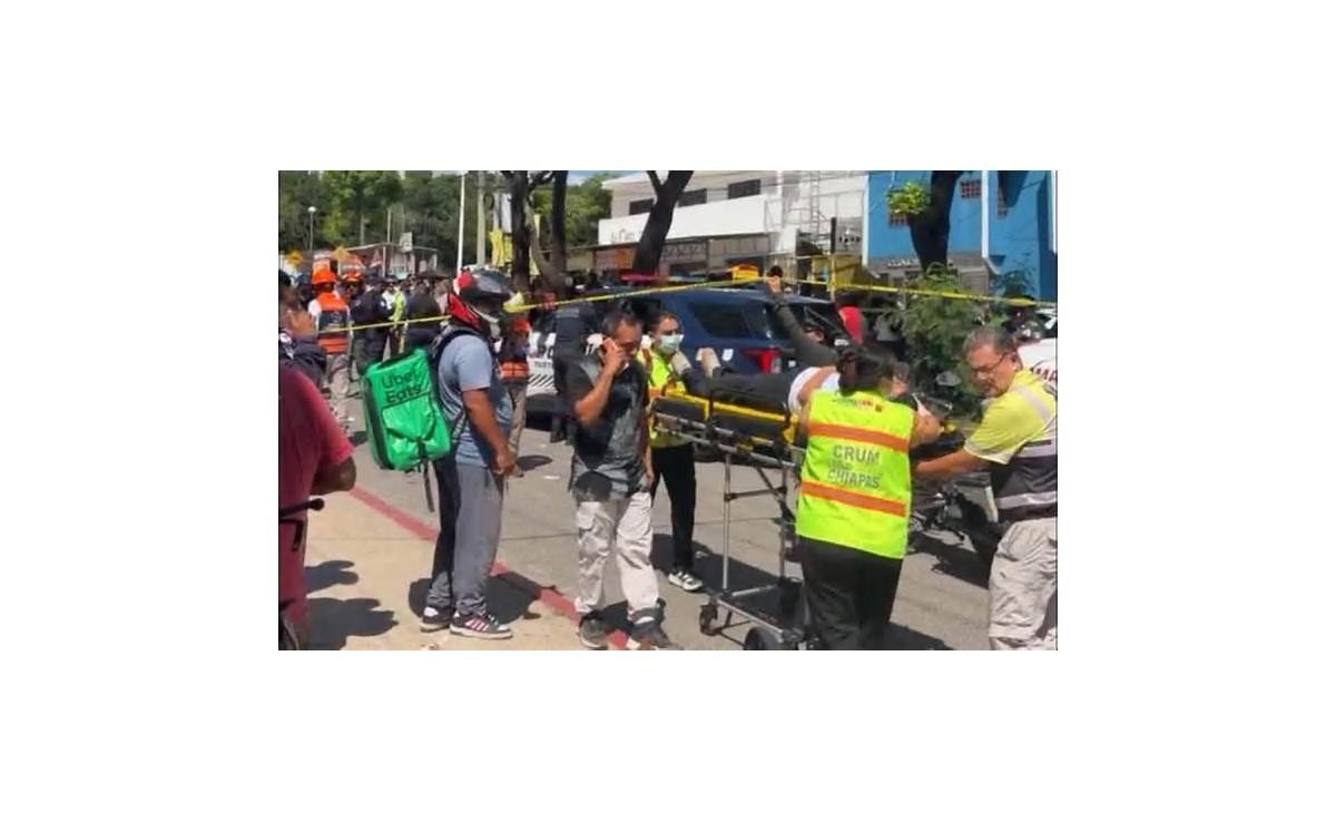 Choque de dos unidades de transporte público en Tuxtla Gutiérrez deja 15 lesionados; seis fueron trasladados a hospitales