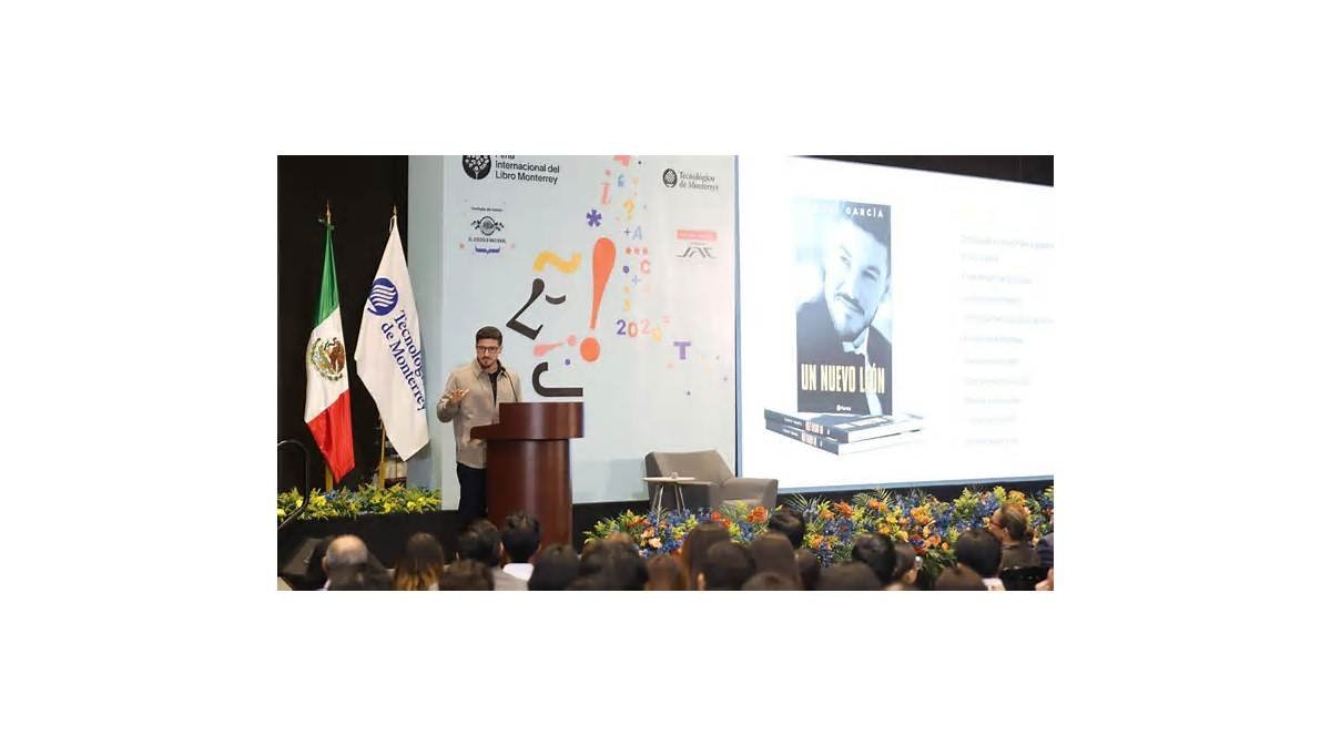 Samuel García presenta su nuevo libro en la FIL Monterrey;