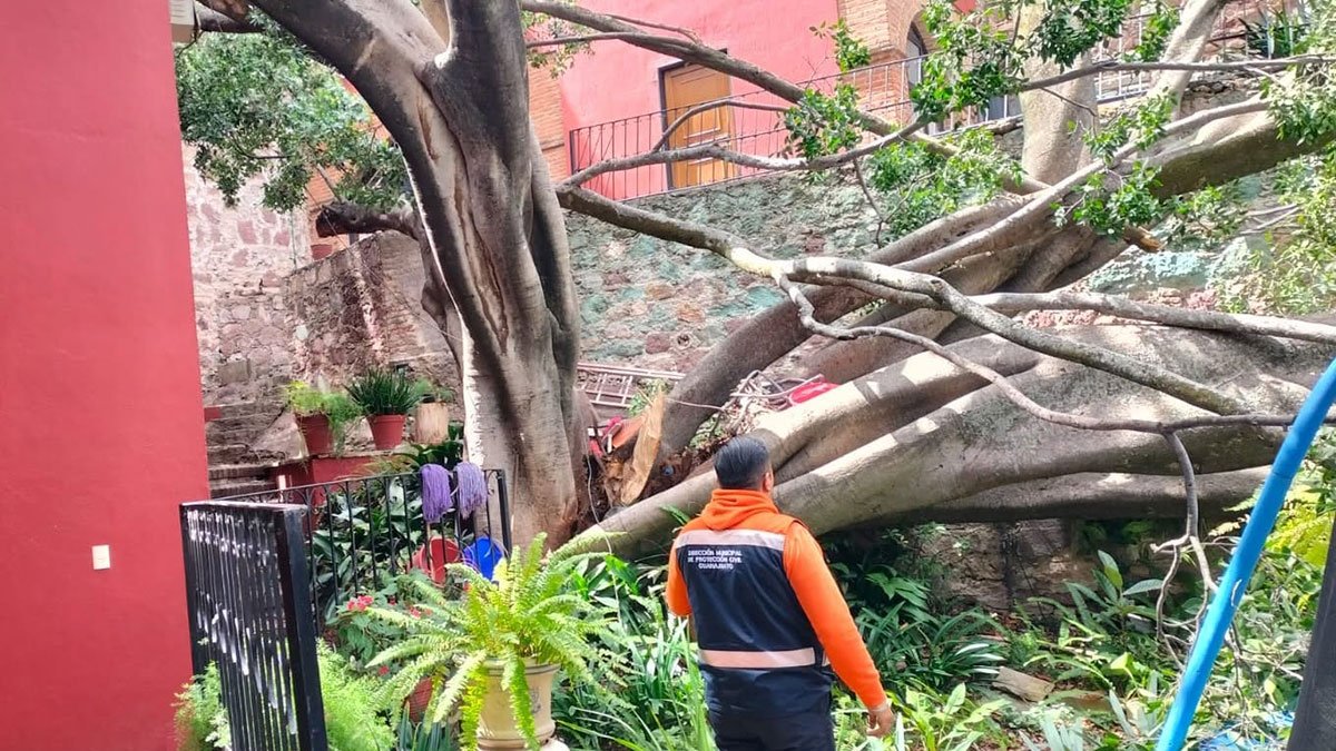 Fallas en suministro de agua en Guanajuato capital: Fuertes vientos afectan sistemas de bombeo
