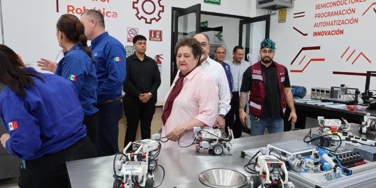 Sonora y Ford inauguran laboratorio industrial para estudiantes de Cecyte