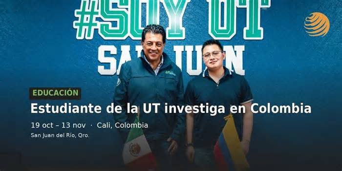 Alumno de la UT San Juan del Río investiga energía en Colombia