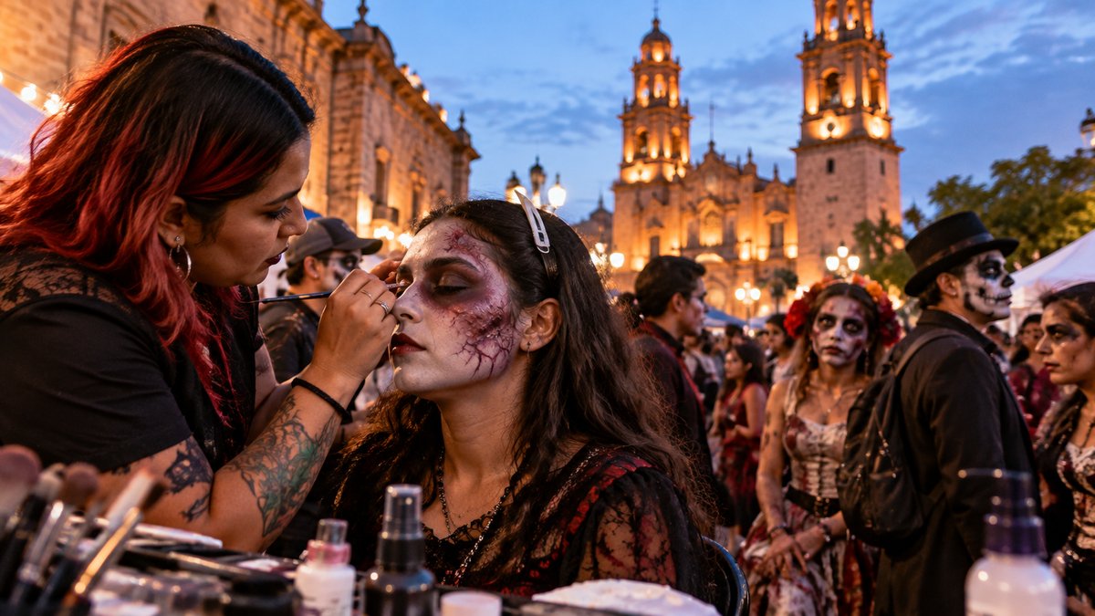 ¿Sabes transformar humanos en zombis? Buscan maquillistas para el Zombie Walk Morelia 2026