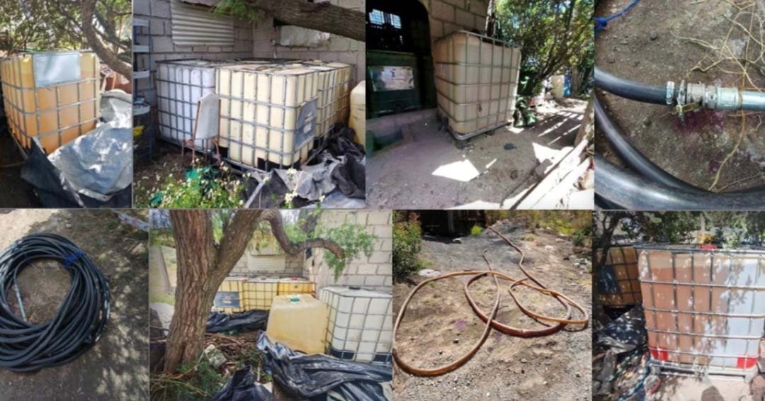 Aseguran 20 mil 900 litros de huachicol en Pachuca