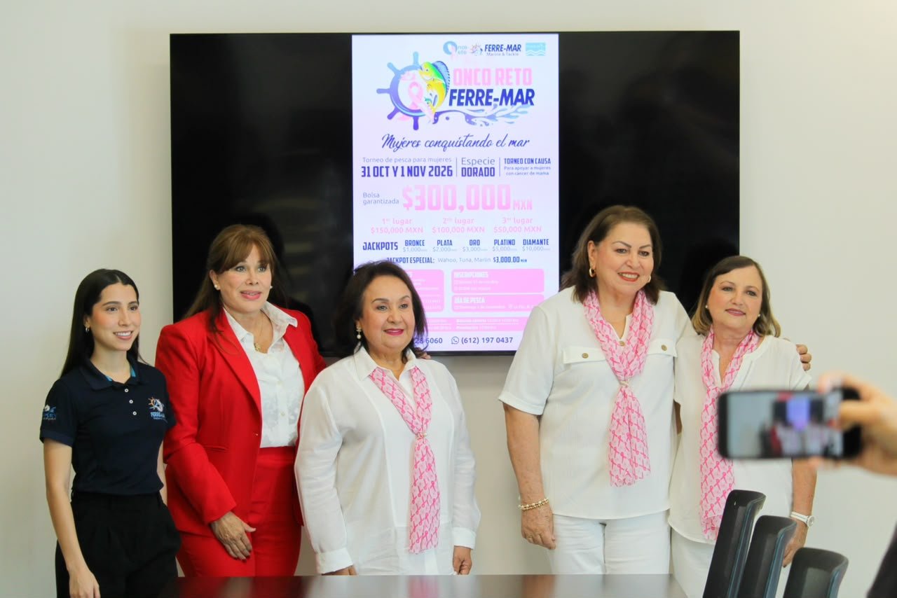 La Paz celebrará su primer torneo de pesca femenil Onco Reto 2026