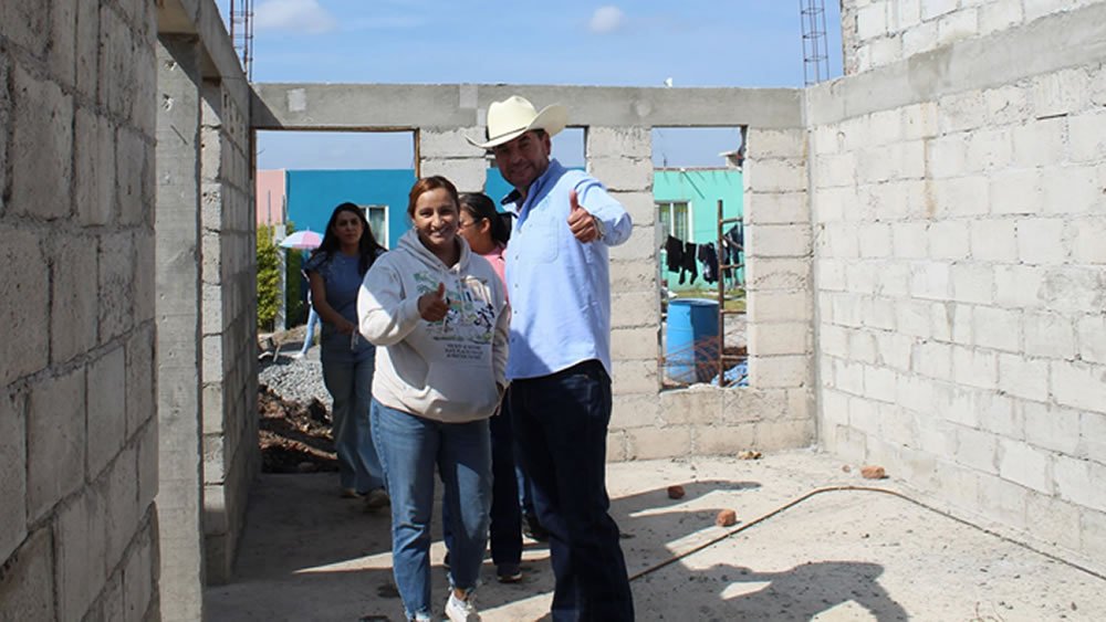 Concluye primera etapa de edificación de viviendas en colonia de Pueblo Nuevo