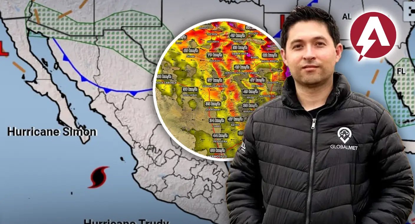 ¿Huracán “Simón” afectará a Sonora? Advierten por bajas temperaturas este fin de semana