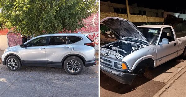 Robada con violencia en Irapuato, aparece desvalijada en SLP