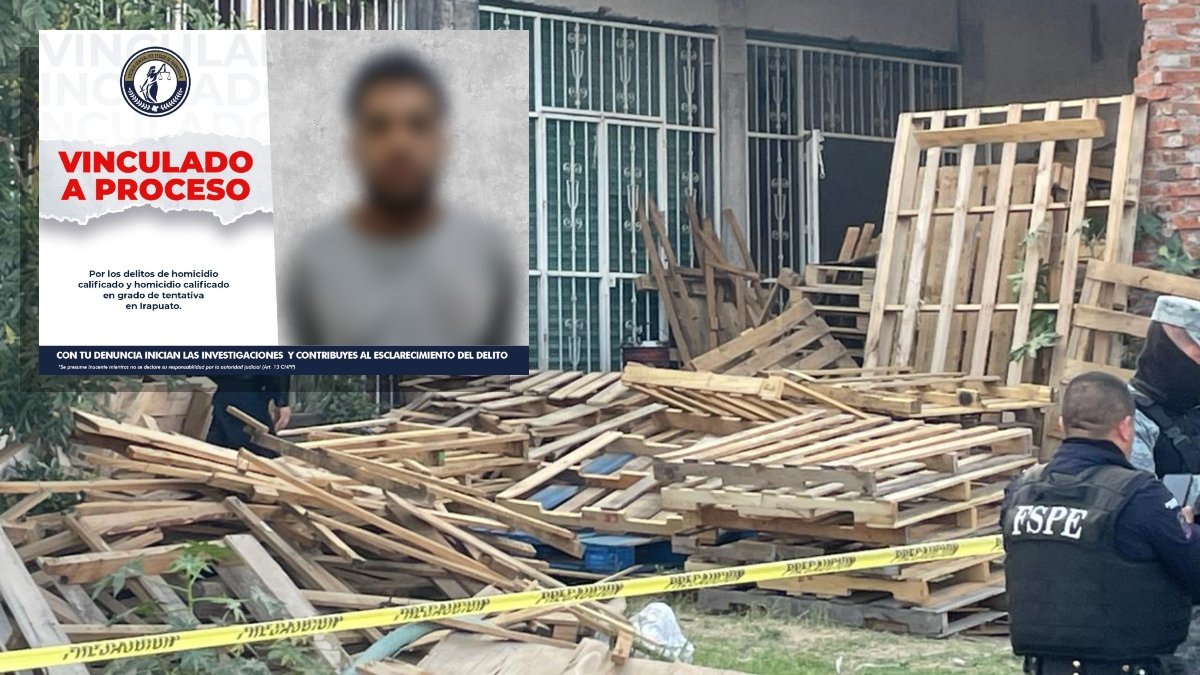 Vinculan al presunto sicario que mató a mujer y falló al hacerlo con su hija en Irapuato