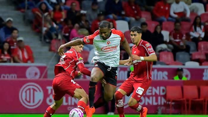 Toluca y Tijuana igualan 2-2 en un duelo intenso en el Nemesio Díez