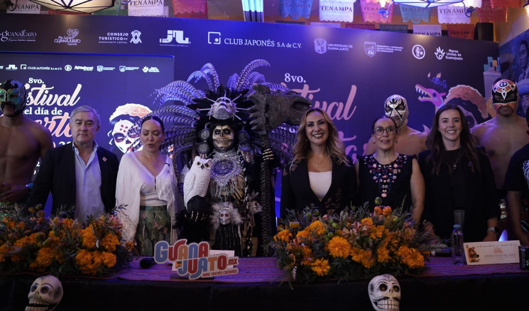 Día de Muertos en los túneles y edificios históricos de Guanajuato