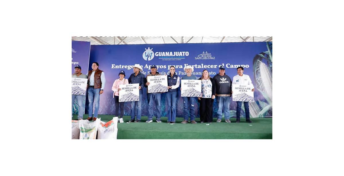 Entrega Guanajuato casi 3 millones de pesos en apoyos a campesinos