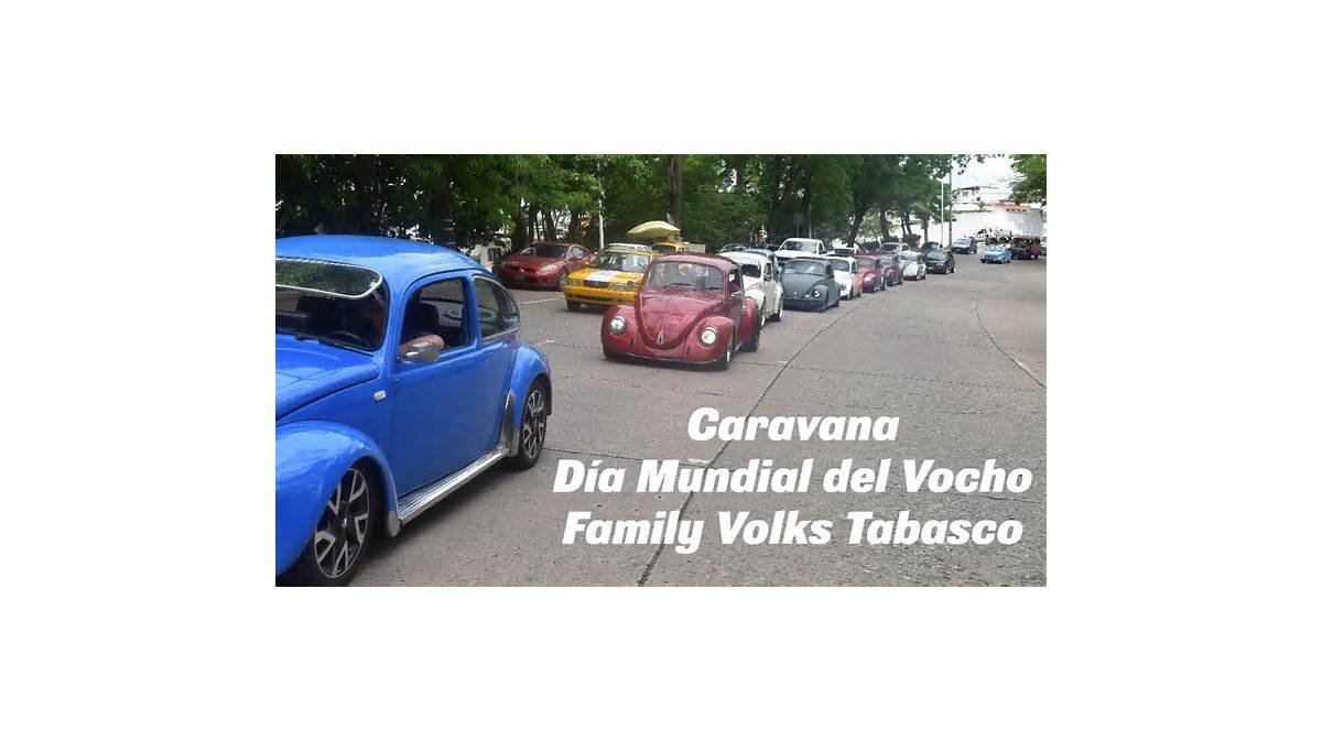 ¡Estuvimos en la caravana del Día Mundial del Vocho en Tabasco!