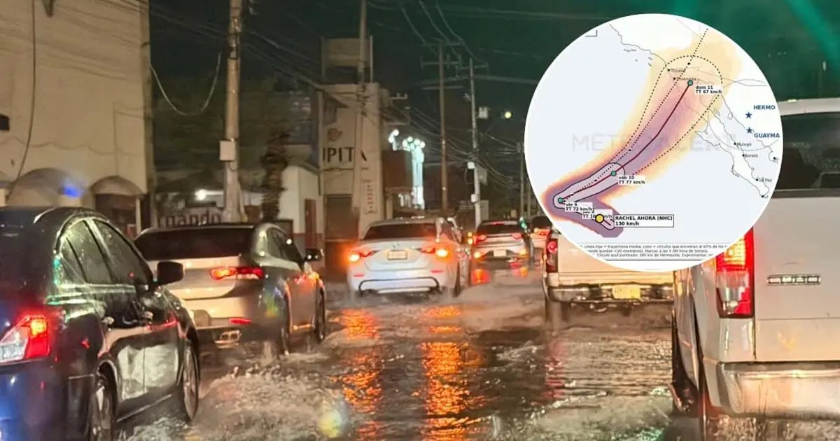Ciclón Rachel y sistema invernal podrían generar lluvias en Hermosillo