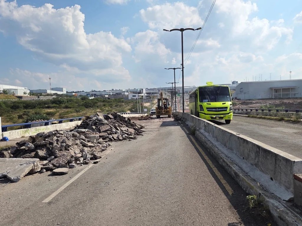 Tren México-Querétaro: evalúan intervención mayor en Puente México de San Juan del Río
