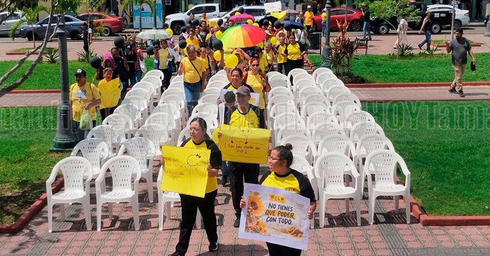 Movimiento Help en Tampico marcha por prevención del suicidio
