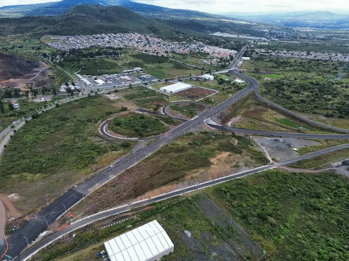 Abre distribuidor vial Tacícuaro en Morelia-Quiroga para facilitar tránsito