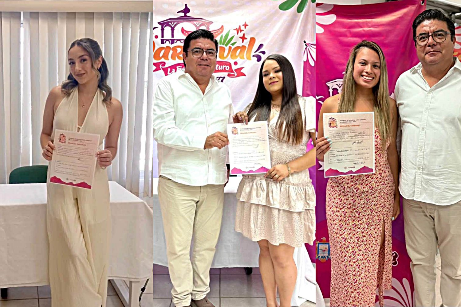 Van 3 candidatas a reinas registradas para el Carnaval de La Paz 2027 “La Fiesta del Futuro”