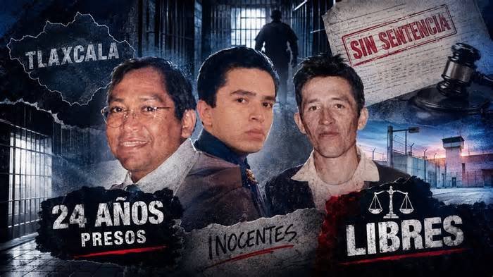 Liberan a tres hombres tras pasar 24 años presos sin sentencia por secuestros en Tlaxcala