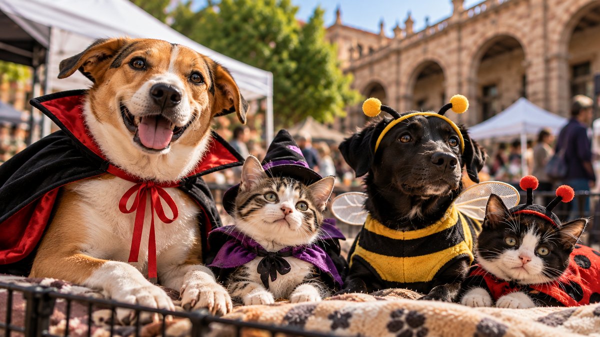 Feria de Adopción en Morelia tendrá edición de Halloween con perritos, gatitos y bazar