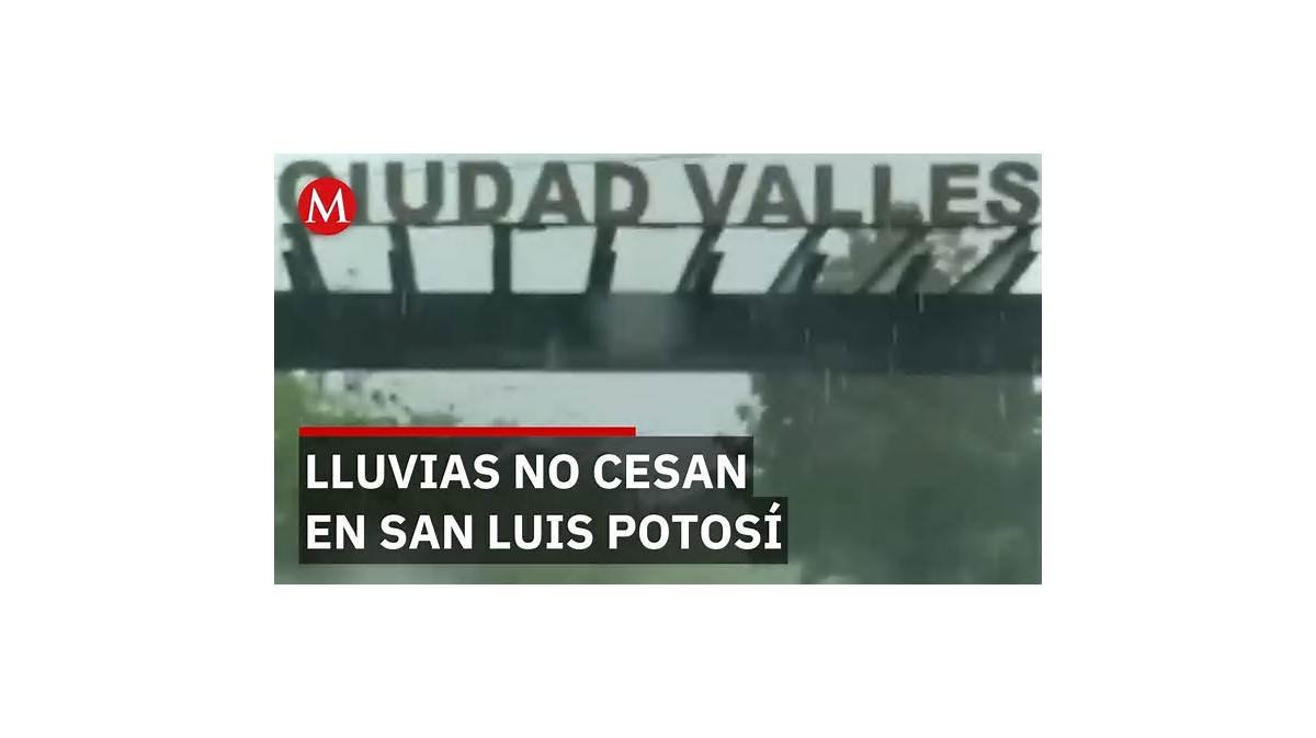 San Luis Potosí declara alerta por lluvias, pero hospitales ya están inundados