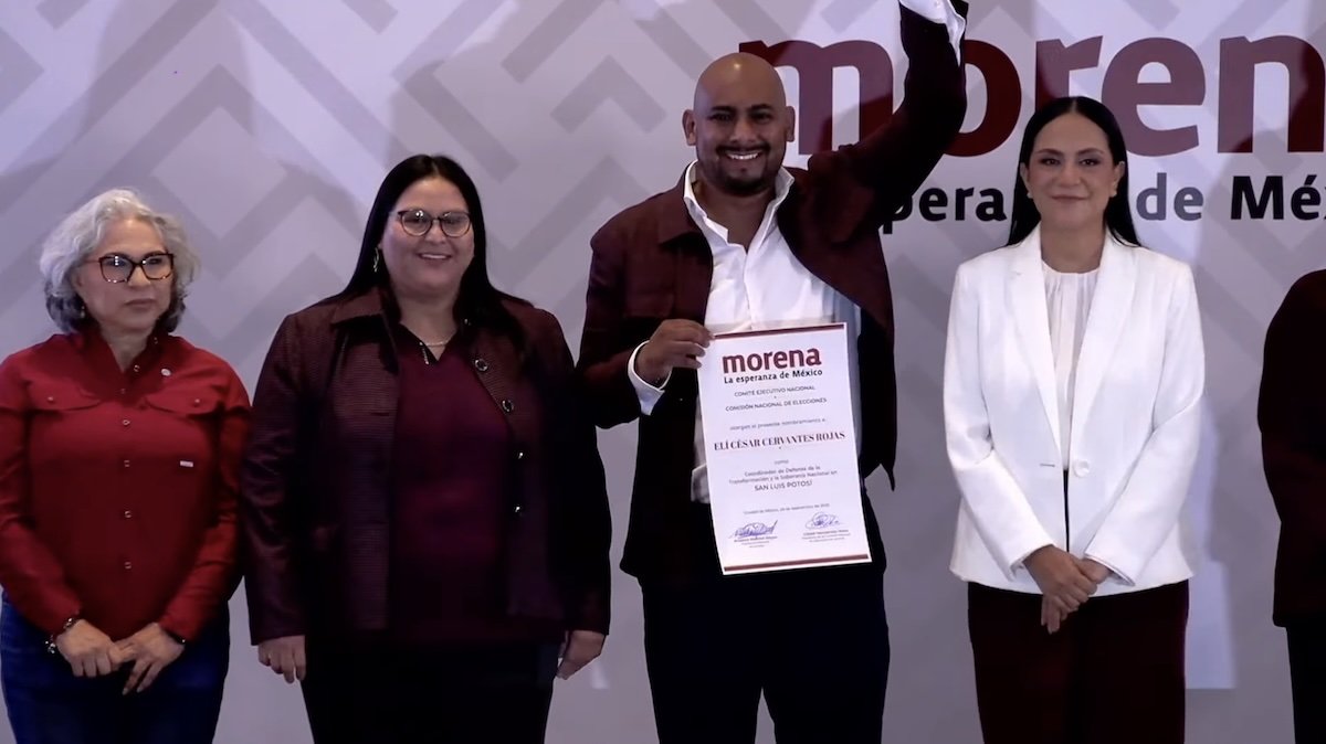 Designa Morena a Elí César Cervantes como coordinador de la 4T en San Luis Potosí