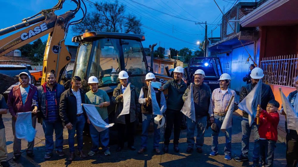 Comunidad Las Estacas en Abasolo renueva su sistema de drenaje