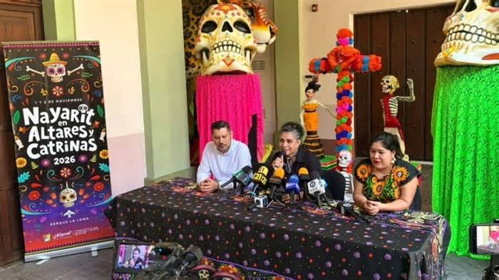 “Nayarit entre Altares y Catrinas” llegará a La Loma con desfile, 28 altares y cráneos monumentales