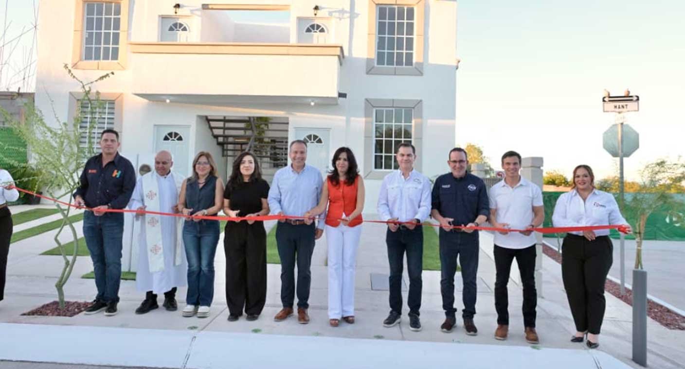 Inaugura Toño Astiazarán 200 viviendas sustentables con paneles solares al sur de Hermosillo
