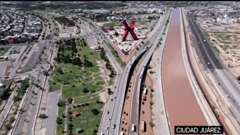 Desbordamiento del Río Bravo e inundaciones en Ciudad Juárez