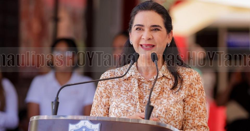 Mónica Villarreal, impulsa mejoras y mantenimiento en escuelas de Tampico