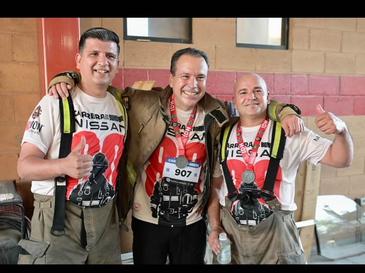 Más de mil personas participan en la Carrera por los Bomberos en Hermosillo