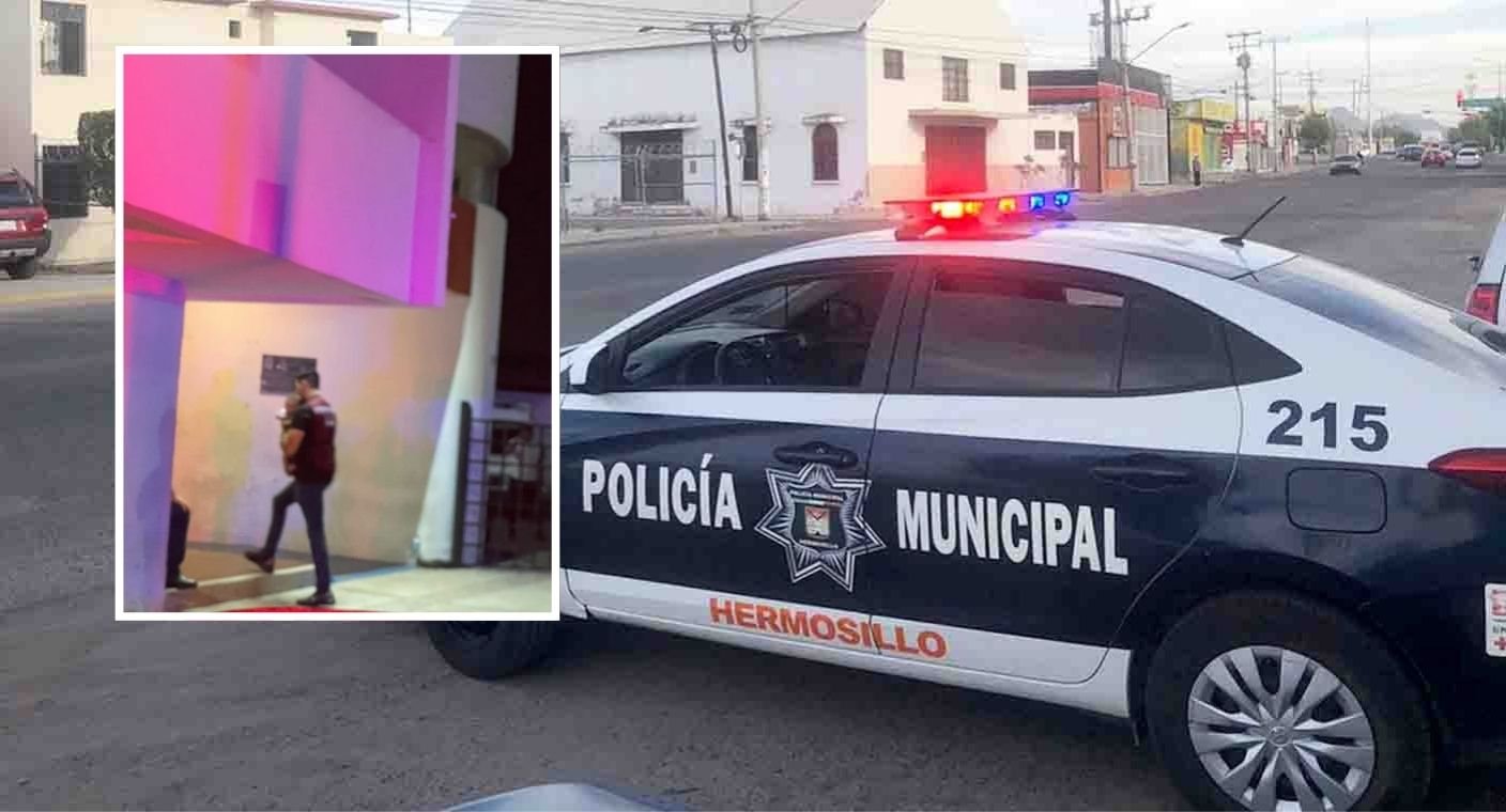 Auxilian elementos de Policía Municipal a bebé con problemas respiratorios en Hermosillo