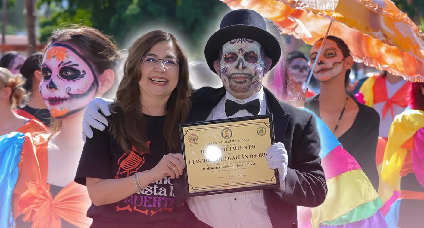 Celebra Universidad de Sonora 25 años de su Procesión de Día de Muertos en Hermosillo