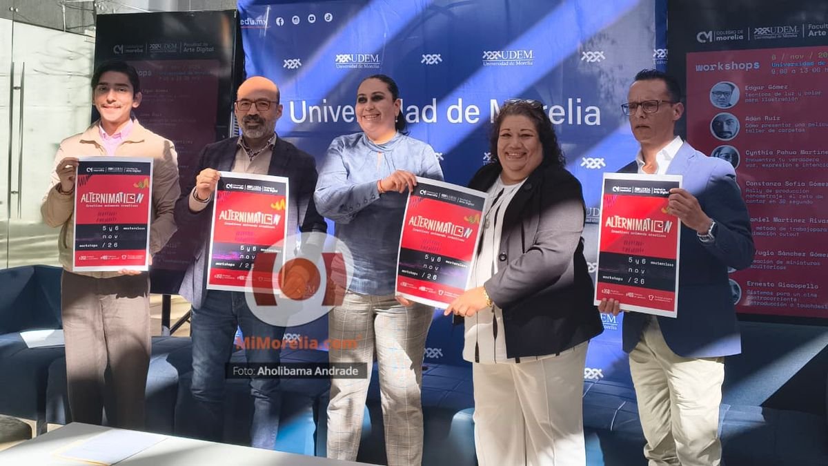 Morelia tendrá masterclass de animación Alternimation; conoce fechas y costos