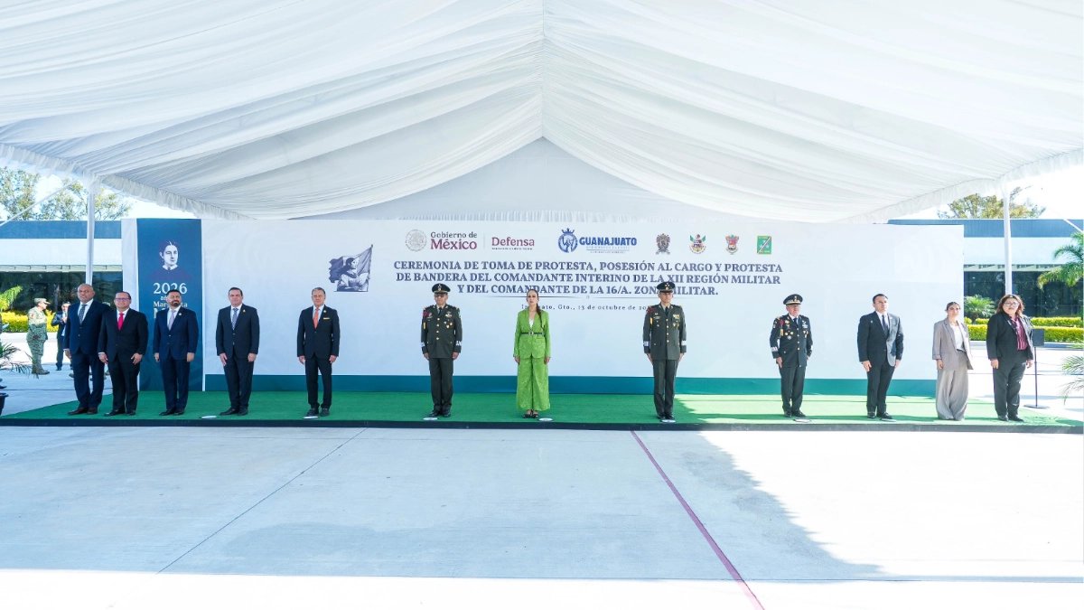 Libia Dennise refuerza coordinación con el Ejército tras relevo de mandos militares en Guanajuato