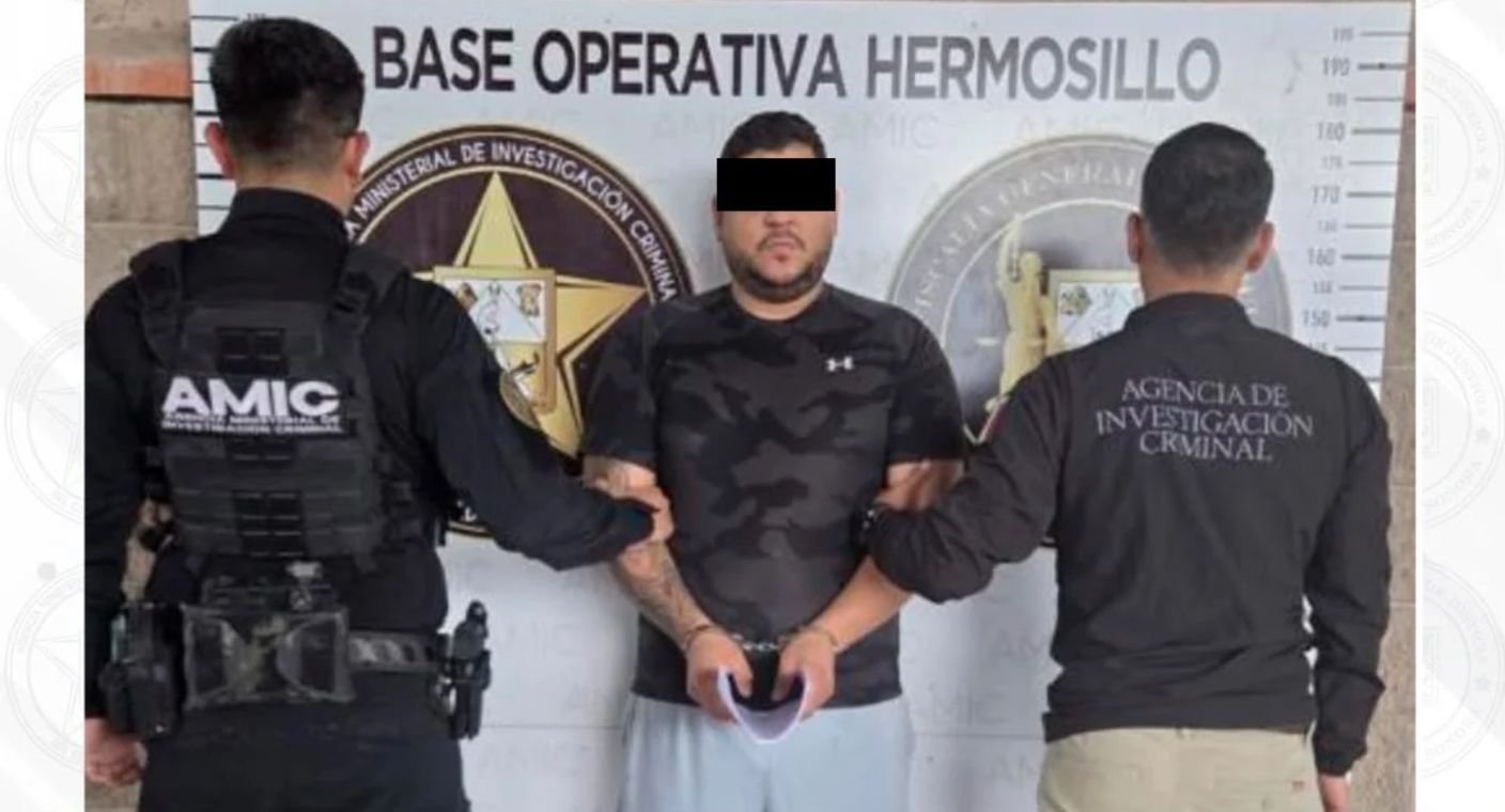 Detienen a presunto operador de “Los Gigios” requerido por la DEA en Hermosillo